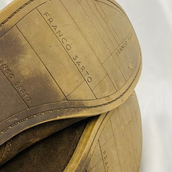 Franco Sarto Brown Suede Keegan Ankle Bootie Size 7.5 - Picture 6 of 7